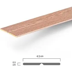 نبشی تاشو 4.5 سانت MDF | رنگ دو گل مشه| شاخه 2.80 متری