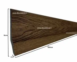 قرنیز پی وی سی 9سانت تکنوفریم اصفهان | شاخه 3 متری | کد 321 چام