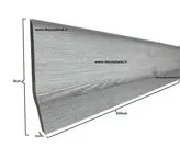 قرنیز پی وی سی 9سانت تکنوفریم اصفهان | شاخه 3 متری | کد 260 طوسی ملون