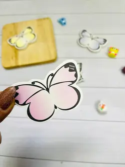 برگه یادداشت چسب دار مدل پروانه