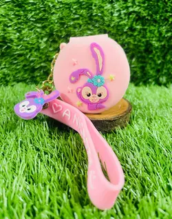 جاسوئیچی آیینه دار طرح خرگوش صورتی