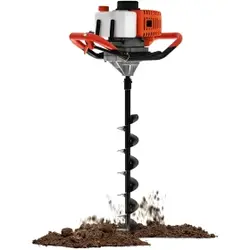 چاله کن موتوری تک نفره 52CC فیوره با مته 20