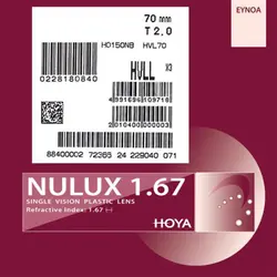 عدسی nulux eynoa 1.67 هویا