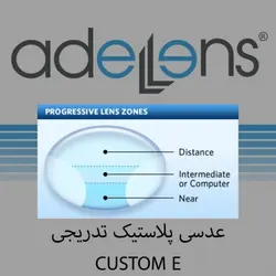 عدسی فتوکروم تدریجی progressive کاستوم e عادل لنز