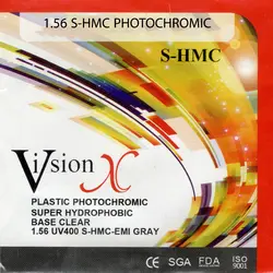 عدسی طبی 1.56 فتوکروم shmc green ویژن