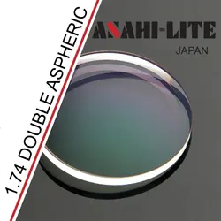 عدسی طبی 1.74 double aspheric آساهی