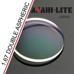 عدسی طبی 1.67 double aspheric آساهی