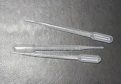 پیپت پاستور (قطره چکان) 3 سی سی غیر استریل پلاستیکی بسته 500 عددی