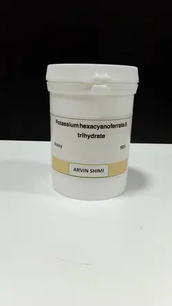 پتاسیم هگزا سیانو فرات (II) 3 آبه 100 گرم ASD