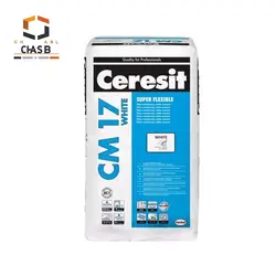 چسب کاشی و سرامیک پرسلان سرزیت cm17 سفید CERESIT CM 17 WHITE SUPER FLEXIBLE