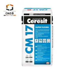 چسب کاشی و سرامیک پرسلان سرزیت cm17 سفید CERESIT CM 17 WHITE SUPER FLEXIBLE