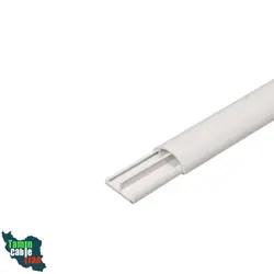 داکت نیم گرد زمینی طوسی و سفید ساده 10*30