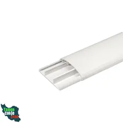 داکت نیم گرد زمینی طوسی و سفید چسبدار 10*30