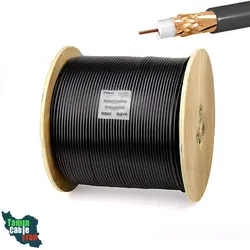 کابل کواکسیال RG6 دو شیلد دو فویل