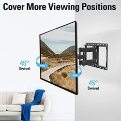 پایه دیواری تلویزیون تبریز مدل S430 مناسب برای تلویزیون های 40 تا 60 اینچ
