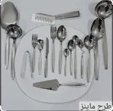 سرویس قاشق و چنگال یونیک 24 نفره 144 پارچه اصلی نگیر در 3مدل مایز،ناخنی،دونا
