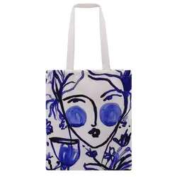 ساک پارچه ای مدل آبرنگی کد 9153