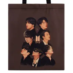 ساک پارچه ای مدل بی تی اس کد 9109