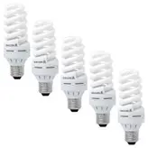 لامپ کم مصرف 18 وات دلتا مدل پیچ پایه E27 بسته 5 عددی