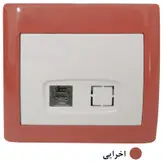 پریز تلفن دلند مدل آریا فانتزی کد 01