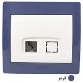 پریز تلفن دلند مدل آریا فانتزی کد 01