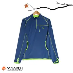 بلوز میکروپلار آقایان ریسا مدل 3676 آبی نفتی