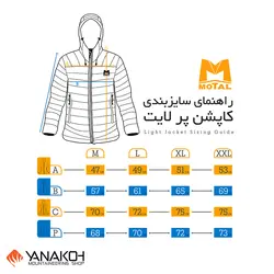 کاپشن پر لایت متال (MOTAL) مدل ELAY کرمی