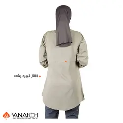 مانتو ورزشی ریسا مدل 2453 طوسی