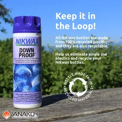 مایع ضد آب کننده نیکوکس مخصوص پوشاک و کیسه خواب پر Nikwax مدل Down Proof 300 Ml