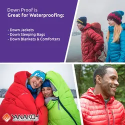 مایع ضد آب کننده نیکوکس مخصوص پوشاک و کیسه خواب پر Nikwax مدل Down Proof 300 Ml