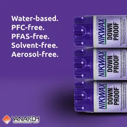 مایع ضد آب کننده نیکوکس مخصوص پوشاک و کیسه خواب پر Nikwax مدل Down Proof 300 Ml