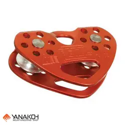 قرقره دوتایی پتزل (PETZL) مدل TANDEM قرمز