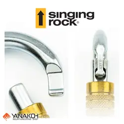 کارابین پیچ فولادی SINGING ROCK مدل Oval