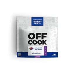 آف کوک سیب کیوی و انگور خشک انجمادی OFF COOK Freeze Dried APPLE KIWI & GRAPE