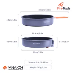 ماهیتابه سفری فایرمپل مدل  Fire-Maple Feast Frypan Non Stick