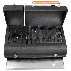 باربیکیو 80سانتی گازی بغل شعله