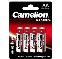 باتری قلمی آلکالاین پلاس Camelion مدل PLUS ALKALINE LR6-BP4