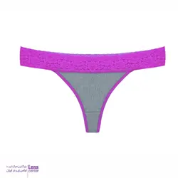 شورت زنانه لامبادا لبه گیپور ملانژ