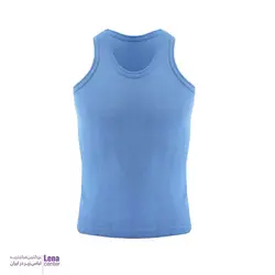 زیرپوش مردانه پلی استر کبریتی آبی
