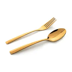 سرویس قاشق چنگال طلایی 6 نفره اوزلایف ozlife-36p