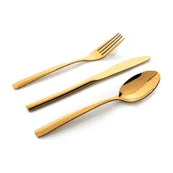 سرویس قاشق چنگال طلایی 6 نفره اوزلایف ozlife-36p