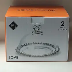 کیک خوری دربدار بلور ترکیه مدل Love-sur-14