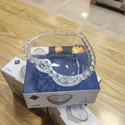 پیاله تنقلات خوری قلبی بلور ترکیه مدل Love-sur-12