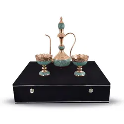 پک هدیه گلاب پاش 30 و آجیل خوری 13 (باکس جیر)