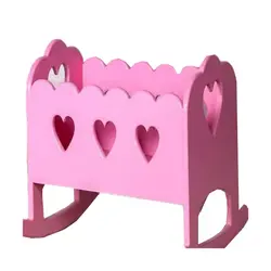 مشخصات، قیمت و خرید گهواره عروسک چوبی از جنس چوب MDF