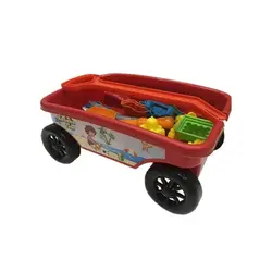 مشخصات، قیمت و خرید گاری کودک با لوازم شن بازی از جنس پلی اتیلن