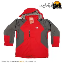 کاپشن دو پوش کلاه دار طرح نورث فیس مدل TR07