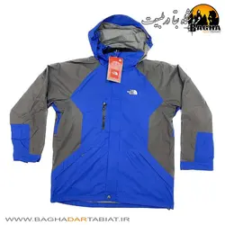 کاپشن دو پوش کلاه دار طرح نورث فیس مدل TR07