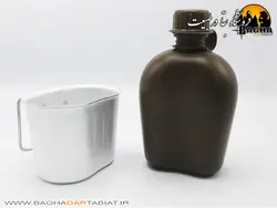 قمقمه نظامی به همراه یقلوی