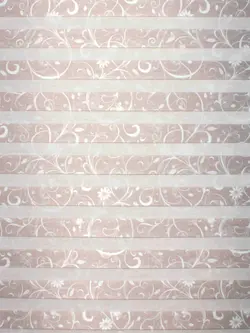 پرده زبرا ترک مدل گل دار کد H-115